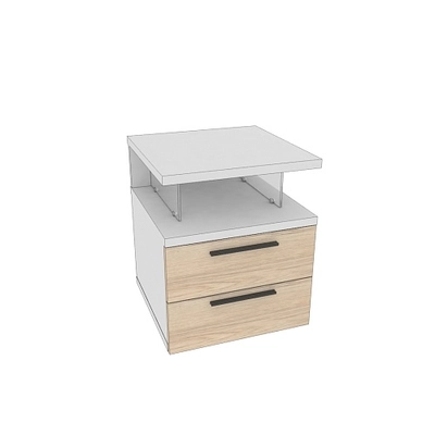 Тумба прикроватная 2 ящика L719