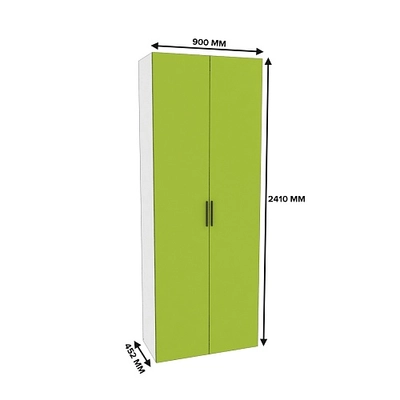 Шкаф двухдверный узкий L210.44-4