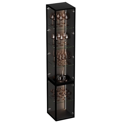 Шкаф завершающий для посуды с подсветкой LF270