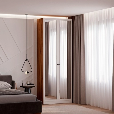 Шкаф двухдверный с зеркалом А210.44-4Z