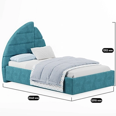 Кровать мягкая ПАРУС с подъемным механизмом, 120x200