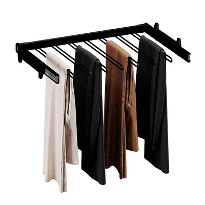 BELLE  Вешалка для брюк, 700 мм, цвет черный, BE70TRBL