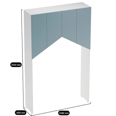 Антресоль-домик LG631