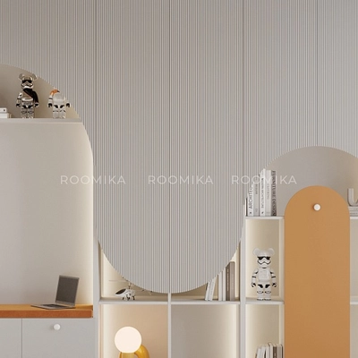 Шкафная группа Лацио для детской, фрезерованные фасады в эмали 130