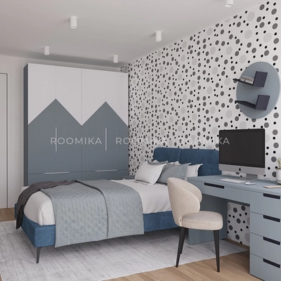 Лацио детская фрезерованные фасады в эмали 76