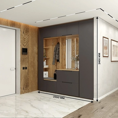 Лацио прихожая фасады в эмали 3