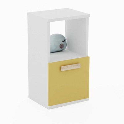 Cтеллаж сквозной книжный на 2 ниши E802 с фасадом 1 шт