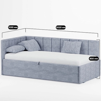 Кровать со вторым выдвижным спальным местом ЛАЙН М2