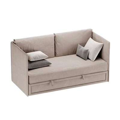 Раскладной диван с обивкой выкатной части БЕРГАМО BER-1900