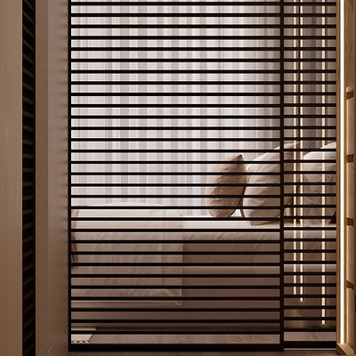 Составная стеклянная перегородка для гардеробной GRACE 21