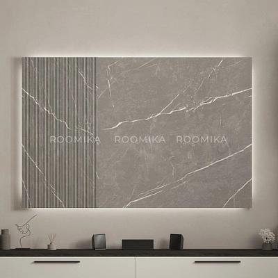 Панель стеновая МДФ (над тумбой ТВ) с подсветкой LG136.1