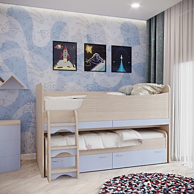 Кровать выдвижная P903, 90x200