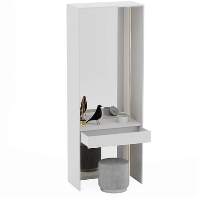 Ниша с ящиком, зеркалом и подсветкой для спальни R270.45