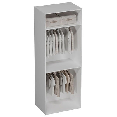 Шкаф 2 дверный, фрезерованные фасады в эмали LE210.60-1