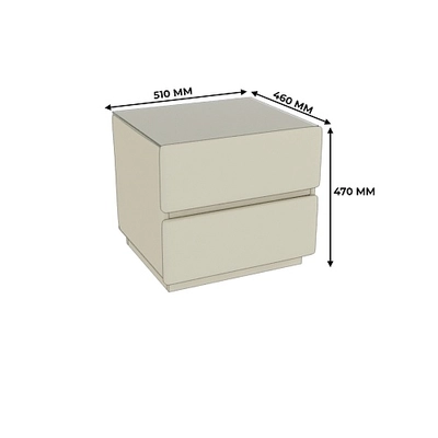 Тумба прикроватная 2 ящ. S-772