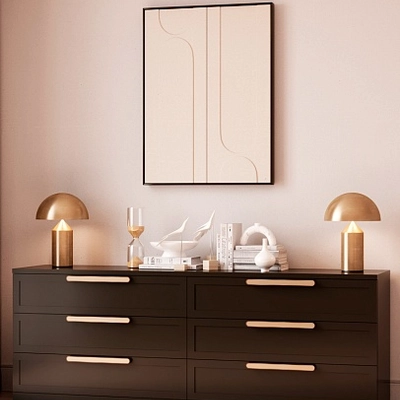 Комод с ящиками узкий с эмалевой столешницей и
боковинами A726.45ESB