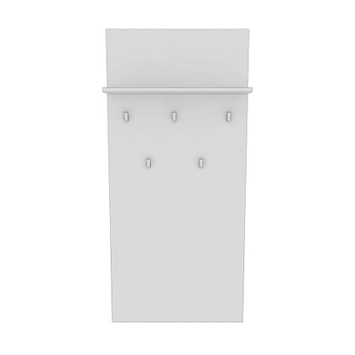 Панель широкая с полкой и крючками L177