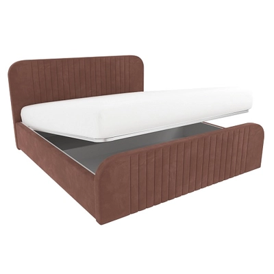 Кровать двуспальная мягкая МАЛЬТА с подъемным механизмом, 160x200