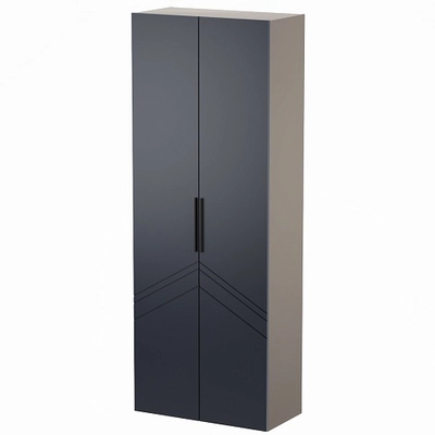 Шкаф 2 дверный, фрезерованные фасады в эмали LE210.44-1