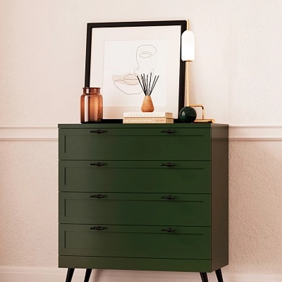 Комод с ящиками с эмалевой столешницей и боковинами A704.45ESB