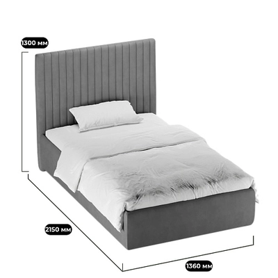 Кровать мягкая АСТИ  с подъемным механизмом,120x200