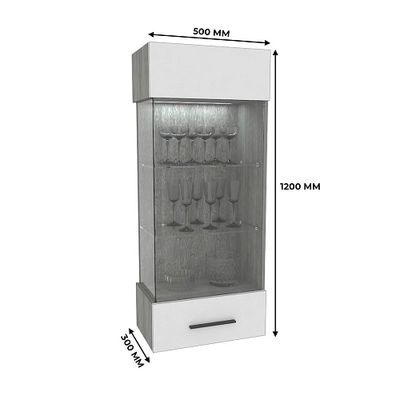 Шкаф навесной с подсветкой LG360 L/R