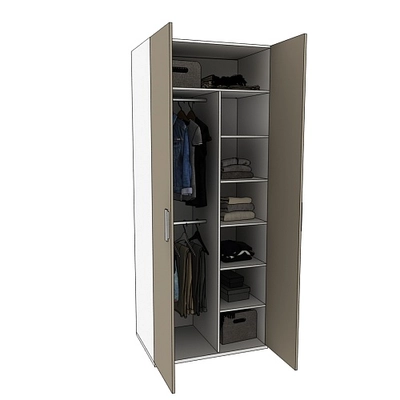 Шкаф двухдверный E205