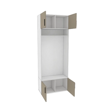 Секция с верхними и нижними полками L410.40