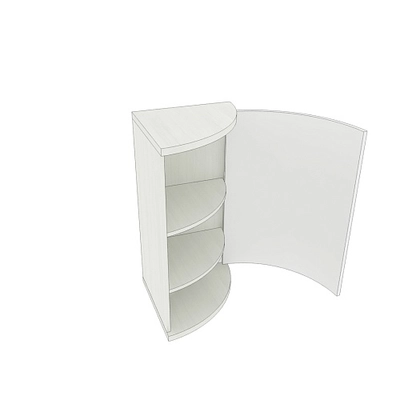 Тумба  угловая радиусная P877 L/R