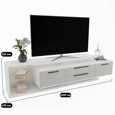 Тумба TV напольная с подсветкой L507 L/R