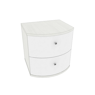 Тумба прикроватная 2 ящика P701