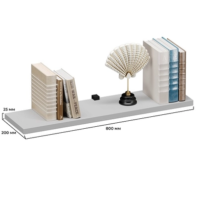Полка навесная с подсветкой L-80