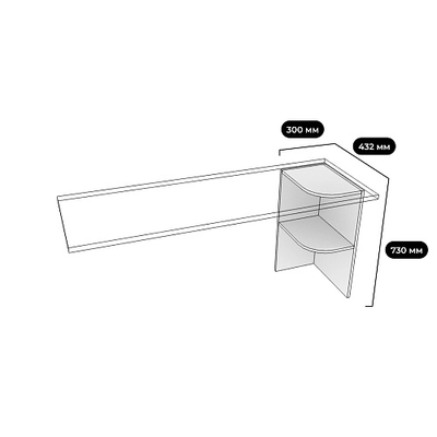Опора для стола E709 L/R