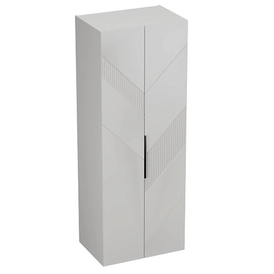 Шкаф 2 дверный, фрезерованные фасады в эмали LE210.60-4