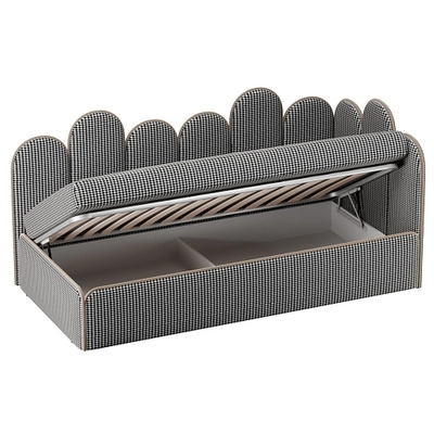 Мягкая кровать-диван КИПРОС с подъемным механизмом, 90x190