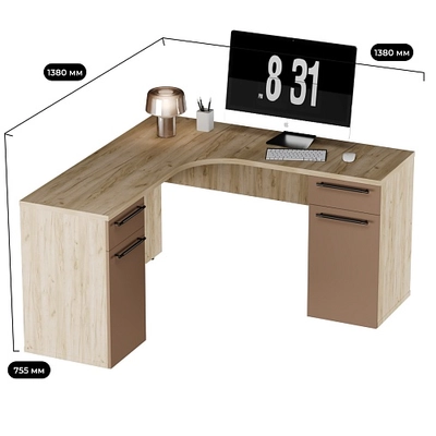 Cтол угловой равносторонний L716