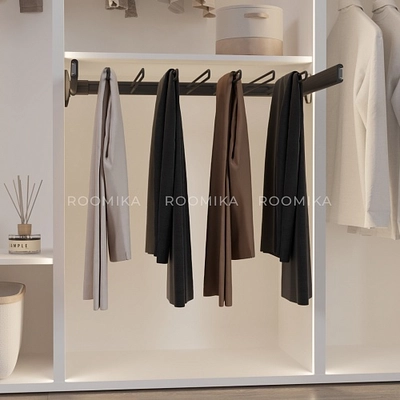 BELLE  Вешалка для брюк, 700 мм, цвет графит, BE70TRGR