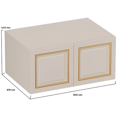 Антресоль на двухдверный шкаф глубиной 619 мм А490.60