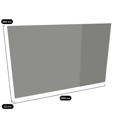 Панель стеновая в эмали (над тумбой ТВ) LE136.2