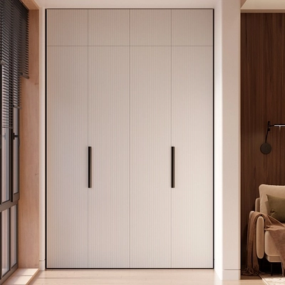 Балкон с удобной мягкой нишей и шкафом с фрезерованными фасадами №130