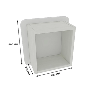 Полка навесная с панелью МДФ P100