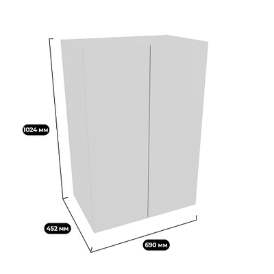 Антресоль двудверная L339.44