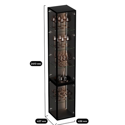 Шкаф завершающий для посуды с подсветкой LF270