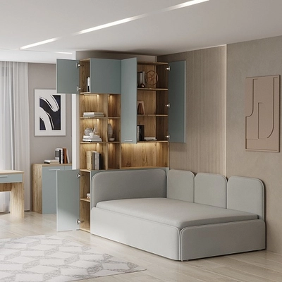 Шкаф с нишей с подсветкой L212.3