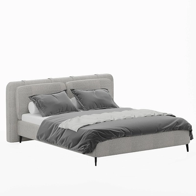 Кровать двуспальная мягкая СТЕНЛИ, 140x200