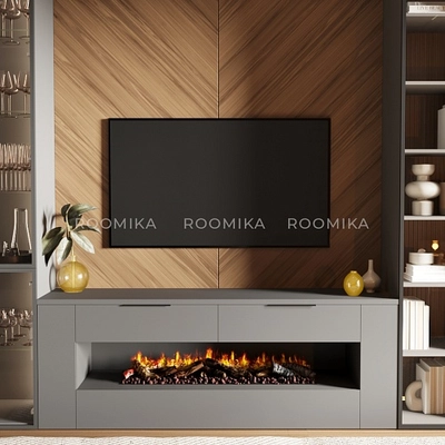 Тумба ТВ напольная с электрокамином LG551.450L/R