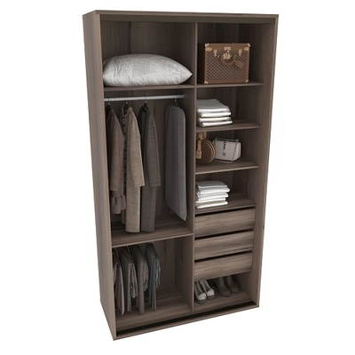 Шкаф-купе ХG146.60-1, профиль INTEGRO, фасад зеркало бронза