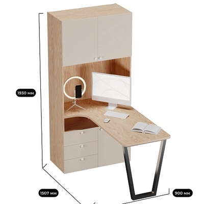 Cтол-стеллаж L402 L/R