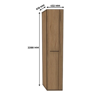 Шкаф одностворчатый переходный C-229 L/R