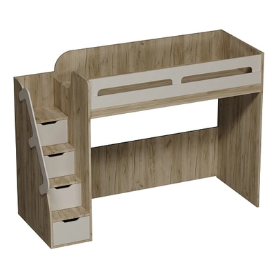 Кровать-чердак E977, 90x200 L/R